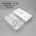 Pd20w/35w uk plug fast charging adapter, compatible with apple chargers, foldable tripod design, ukca certified, type-c connector