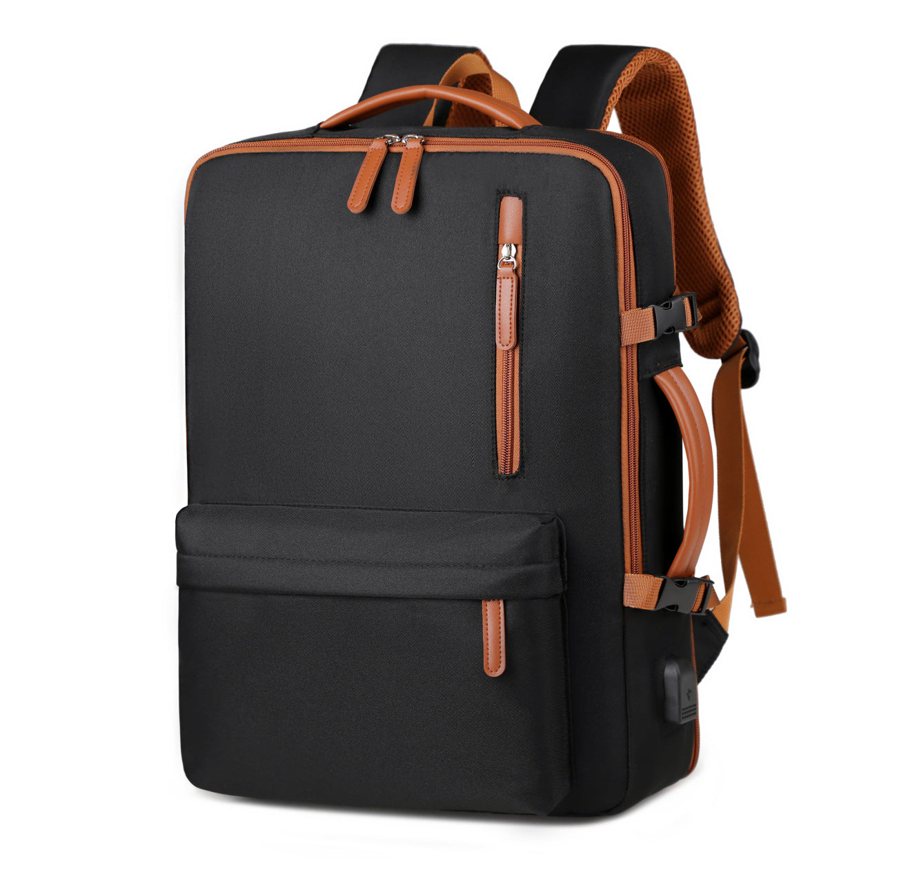 Cross-border short-distance travel backpack fashionable large-capacity computer backpack high-value college student simple schoolbag wholesale