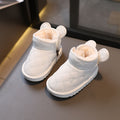 Baby snow boots winter style fleece-lined cotton shoes infant kids toddler shoes kids baby shoes k-style milk tea ears