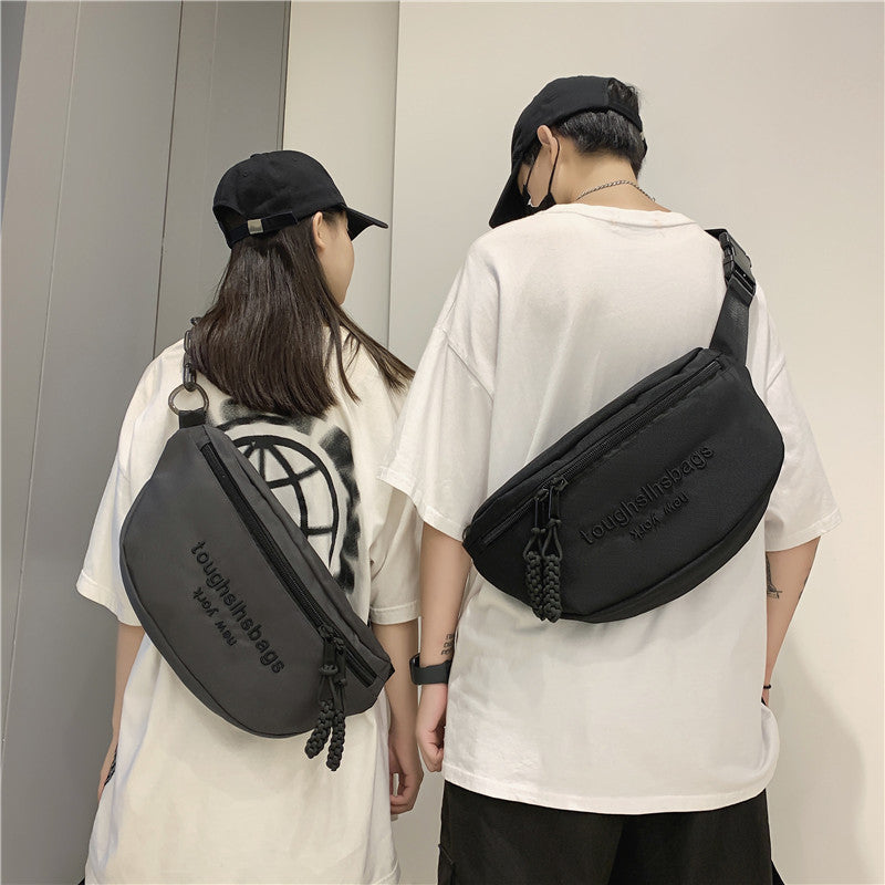 New Korean version messenger bag large capacity carry-on backpack multi-functional waterproof shoulder bag outdoor sports breast bag delivery