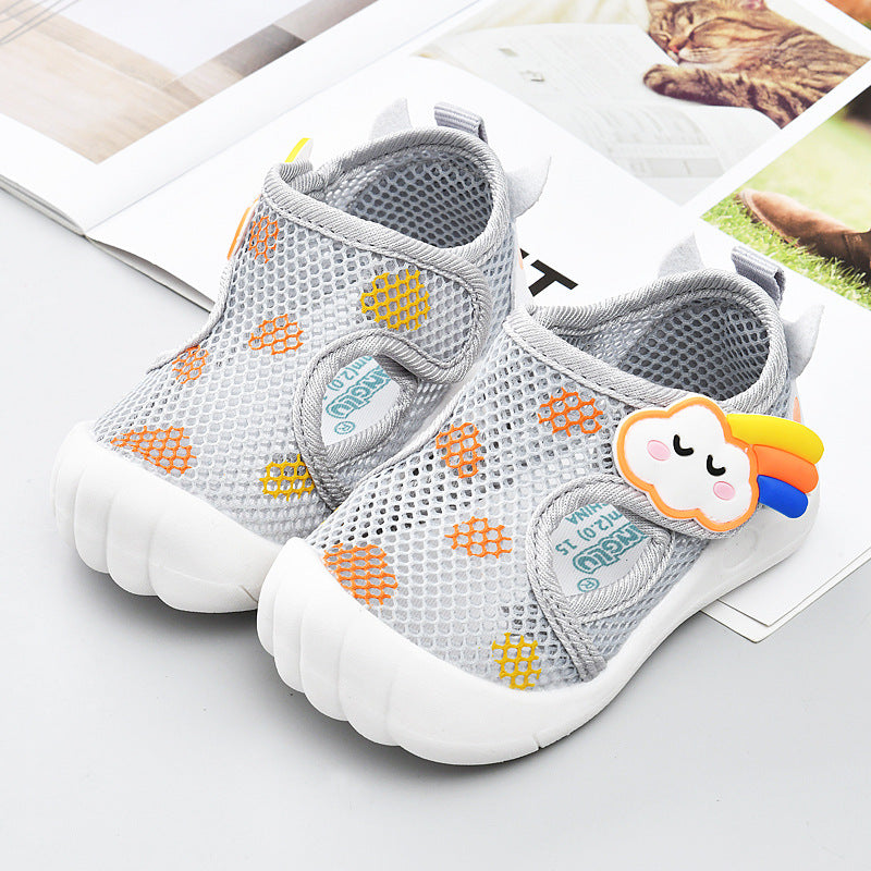 Baby sandals & first walker shoes - new summer collection for 0-1-2 year olds. mesh, soft sole, breathable shoes for baby boys & girls