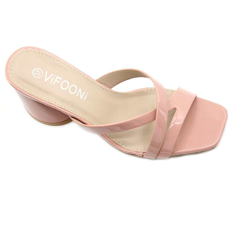 Foreign trade Chaozhou women's shoes summer sandals high heels fashion versatile non-slip thick heels Ladies slippers