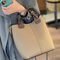 Togo first-layer cowhide large-capacity mother-in-law bag classy hand-carry shoulder crossbody bag women's bag genuine leather bucket bag