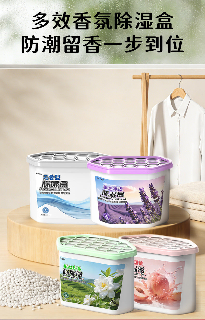 [tarot selected] dehumidification box for home bathroom fragrance desiccant dehumidification box return to nantian calcium chloride wardrobe