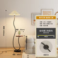 Black coffee table floor lamp-three-color light