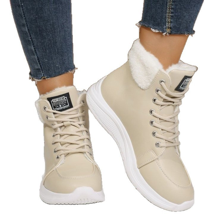 fall/winter new arrivals: plus-size fleece-lined ankle boots for women (sizes 36-43). wholesale available. dropshipping to  and