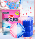Rose scented toilet bowl cleaner - powerful odor eliminator & descaler - household fragrant toilet & bathroom cleaner