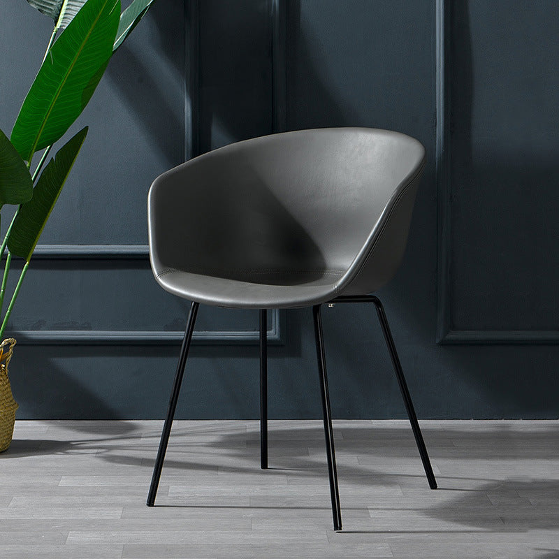 Scandinaviancasual dining chair italian restaurant for home backrest stool modern casualcasualinspopular makeup desk chair