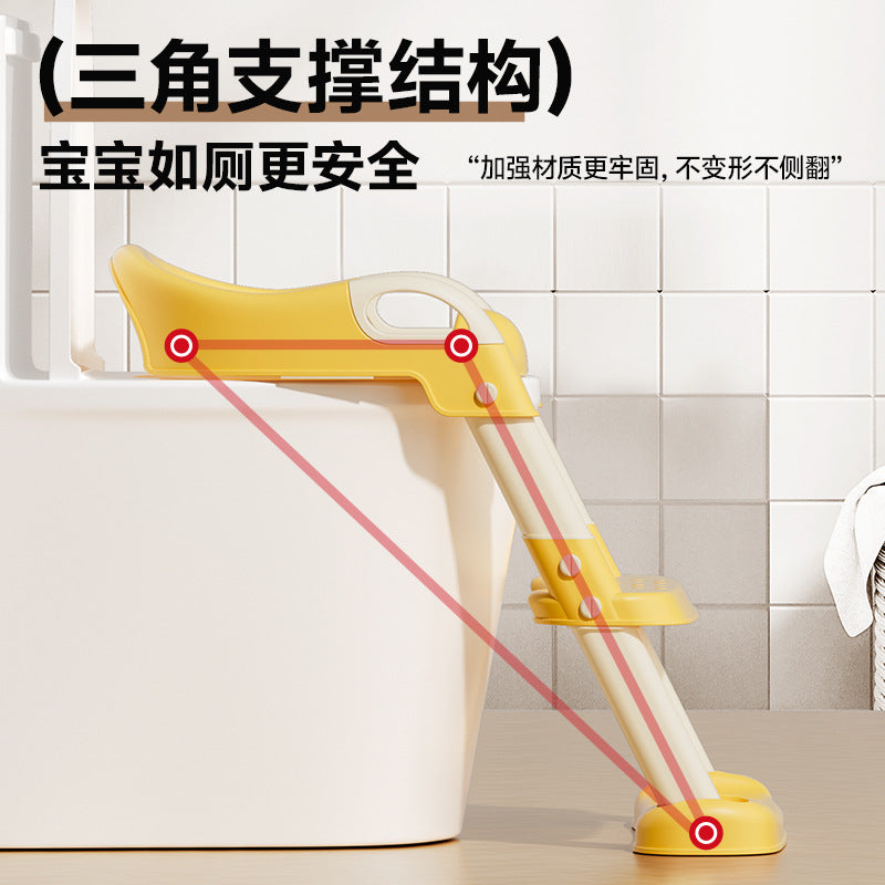 Factory direct children's step stool toilet trainer - potty training seat for boys and girls - foldable toddler toilet seat