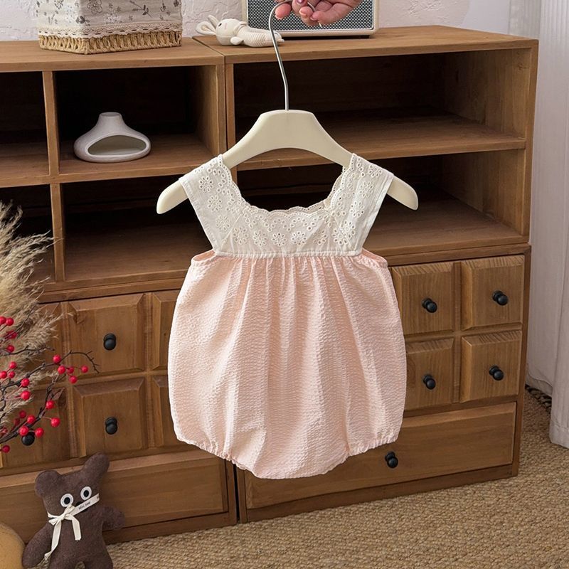 Summer rompers for infants and toddlers - baby clothes for young months - summer princess style bodysuits - trendy baby rompers