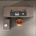 Saint li office furniture fashion boss desk executive desk metal paint baking paint supervisor manager office desk and chair combination