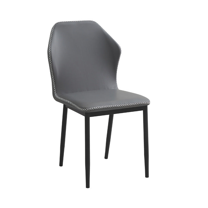 Source factory manufacturer wholesale italian normcore dining chair for home carbon steel restaurant hotel chair office reception chair