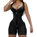 Export fashion corset shaping bodysuit 11 fishbones double layer tummy control butt lifting one-piece clothes zipper shapewear