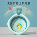 Newborn baby wash basin foldable three-piece set - baby bath & bottom wash, portable & hangable for home use
