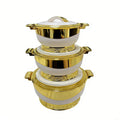 Factory price food warmer container 2.2l-4.4ml-6.5l 3pcs thermal insulation box