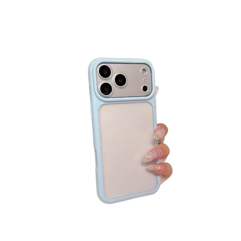 Suitable for apple 17pro mobile phone case macaron diy card photo frame case multi-color glossy iphone18 starry sky case