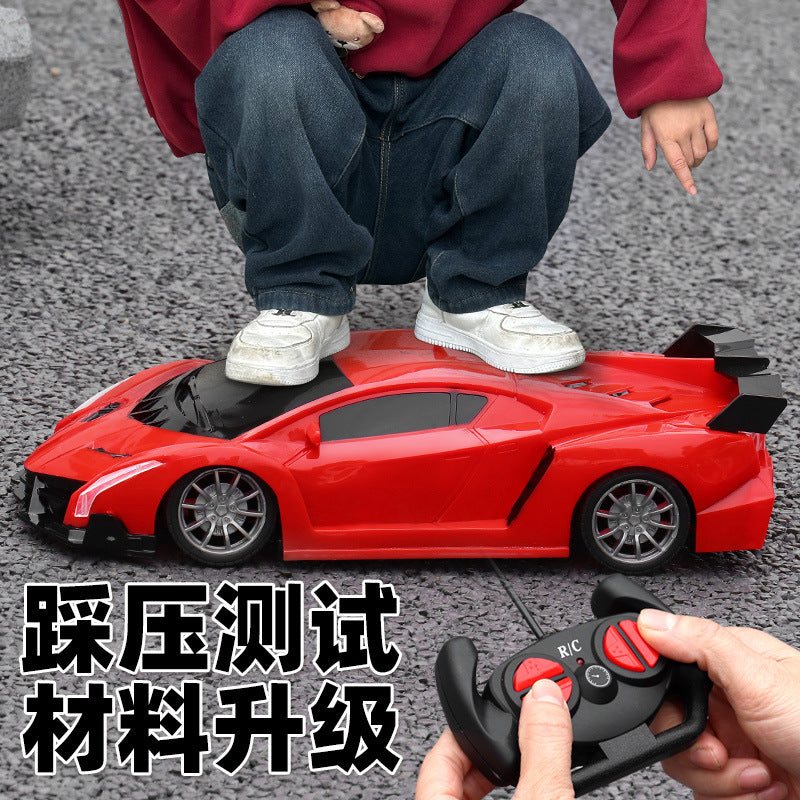 Kids' remote control car toy rc electric high-speed motor drift racing police car off-road vehicle for boys ages 5-7
