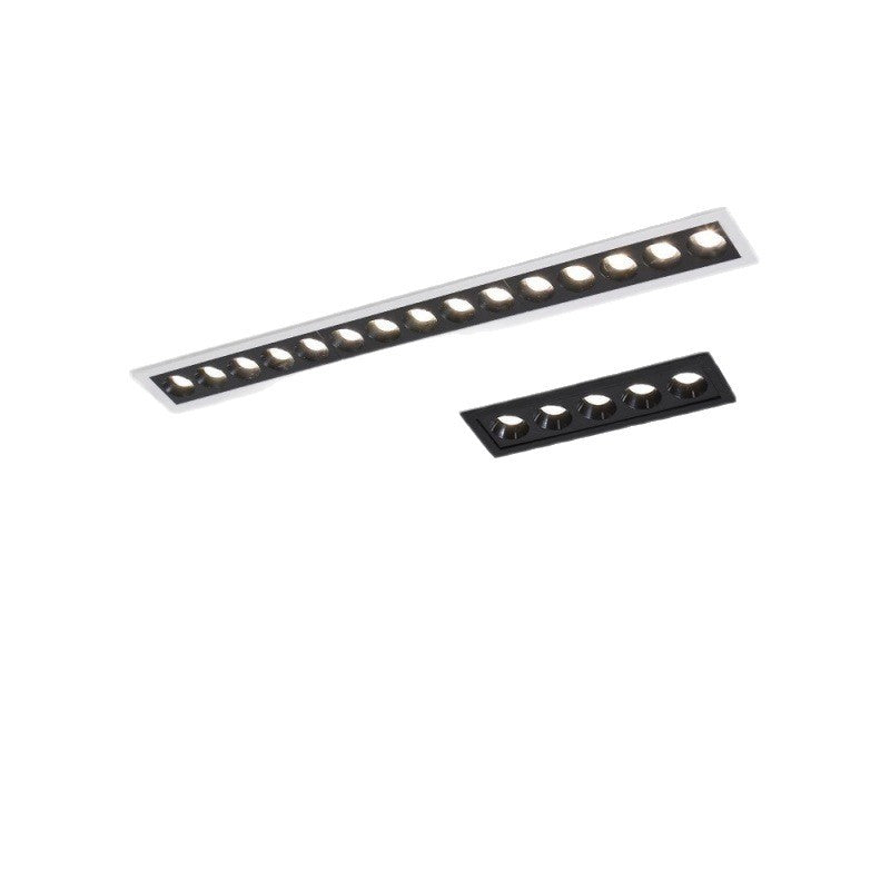 Grille light Recessed headless light Living room lighting Concealed spotlight Downlight line Corridor aisle ceiling light 1