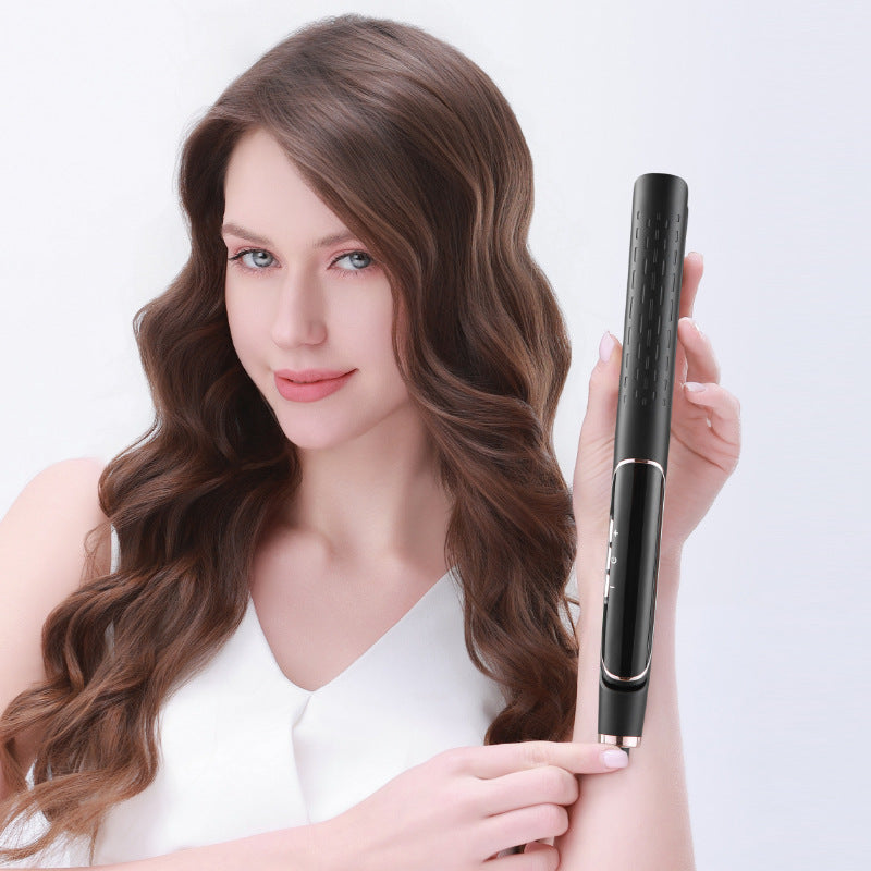 foreign trade new product electric splint hair straightener curling iron dual-purpose curling iron hair straightening private model accepts personalized