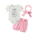 Girls'  new collection: baby & toddler princess style top and floral korean-style summer shorts two-piece set