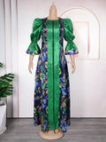 African print maxi dress robe -  hot seller, plus size, loose fit, zip-up cardigan dress
