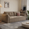 Sofa bed all-in-one dual-purpose foldable multi-functional small apartment storage straight row cream style popular bedroom sofa
