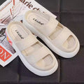 Women's summer slippers 2023 new fairy style sandals, trendy versatile platform slides, cloud-like comfort, thick sole beach shoes
