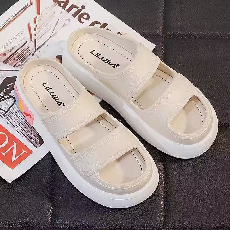 Crocs spring & fall slippers women's outwear popular beach shoes soft bottom ultra-light genuine casual soft toe women's shoes