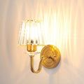 Nordic light luxury wall lamp modern living room tv background wall light aisle bedroom bedside minimalist led crystal wall sconce