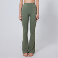 European and american nude feel butt-lifting fitness leggings for women - running, dance, tight-fit flare pants, high-waisted wide-leg yoga pants