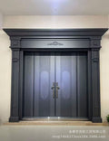 Zinc alloy door casual rural self-built house villa door grade a double door entrance door anti-theft door cast aluminum door