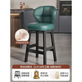 Dark green oil wax leather [seat height 65cm] thickened 7cm latex cushion