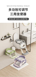 Multifunctional 3-in-1 children's toilet training seat - portable potty with folding step stool - wholesale