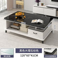120cm black marble + drawer + glass