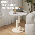 Creative accessible luxury round slate coffee table table balcony office sofa living room small apartment small table side table bedside