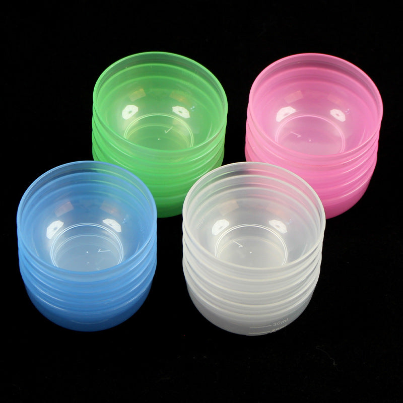 Beauty bowl no. 1 mask bowl diameter 6cm1# mask mixing bowl scale diy plastic bowl mask tool spa small bowl