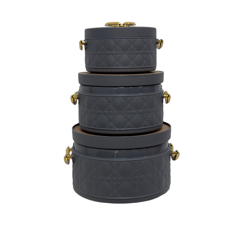 Export hot selling food warmer 3pcs sealed and leak-proof 1.0l2.5l4l large capacity insulated lunch box tableware