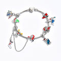 Christmas bracelet wholesale: european and american fashion trendy santa claus snowflake bell metal minimalist holiday bracelets