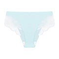 Exportfashion seamless ice silk women's low waist briefs sexylacepatchworkplaid breathable underwear women