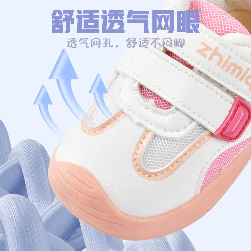 Toddler shoes for boys, spring and autumn, 0-1-2 years old, soft sole infant shoes, children's shoes, infant and toddler shoes for girls