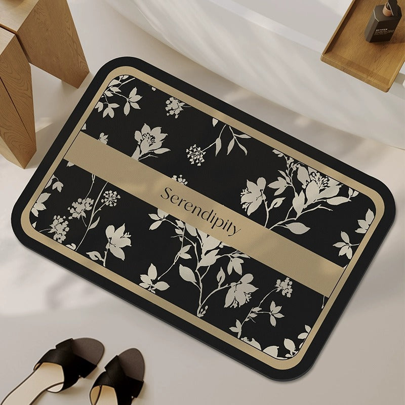 Floor mat bathroom winternew arrivalaccessible luxuryclassy diatom mud bathroom door non-slip toilet absorbent mat