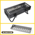 Outdoor charcoal grill - smokeless, foldable bbq grill, heavy-duty portable picnic charcoal grill, home carbon barbecue grill
