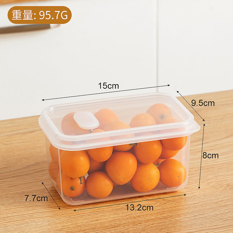 Kitchen Food Refrigerator Storage Box Transparent Sealed Fruit Food Fresh-keeping Box Food Grade Plastic Japanese Bento Box