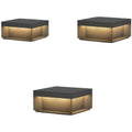 Outdoor solar fence post lights - modern minimalist waterproof lighting for home, villa, and gate pillars