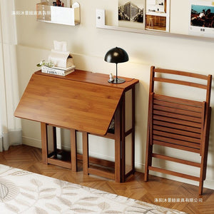 Study desk bookshelf all-in-one table small apartment bedroom for home foldable table computer desk student study writing desk