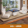 Popular tatami lazy sofa tea table combination balcony back chair bedroom window seat cushion bay window chair small coffee table