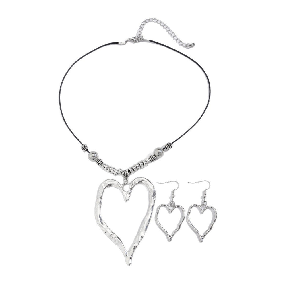 European and american cross-border exaggerated punk starfish necklace stylishfashionclassy sense ins heart clavicle chain jewelry