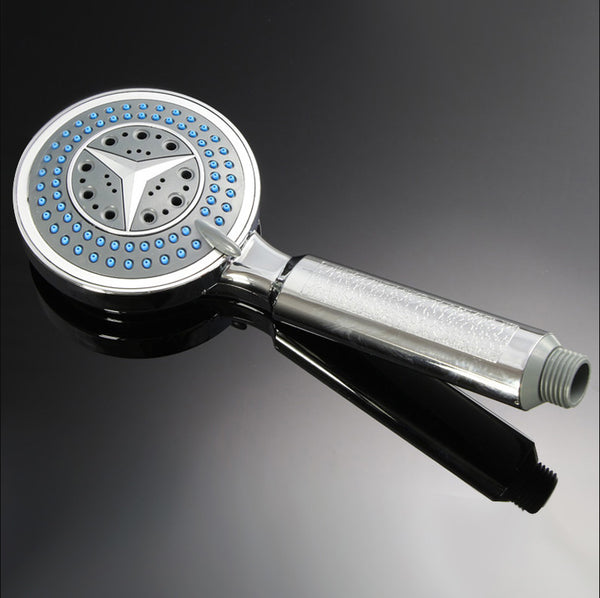 Three-speed rain shower shower nozzle set single head bath pressurized bath bathroom faucet water heater Yuba