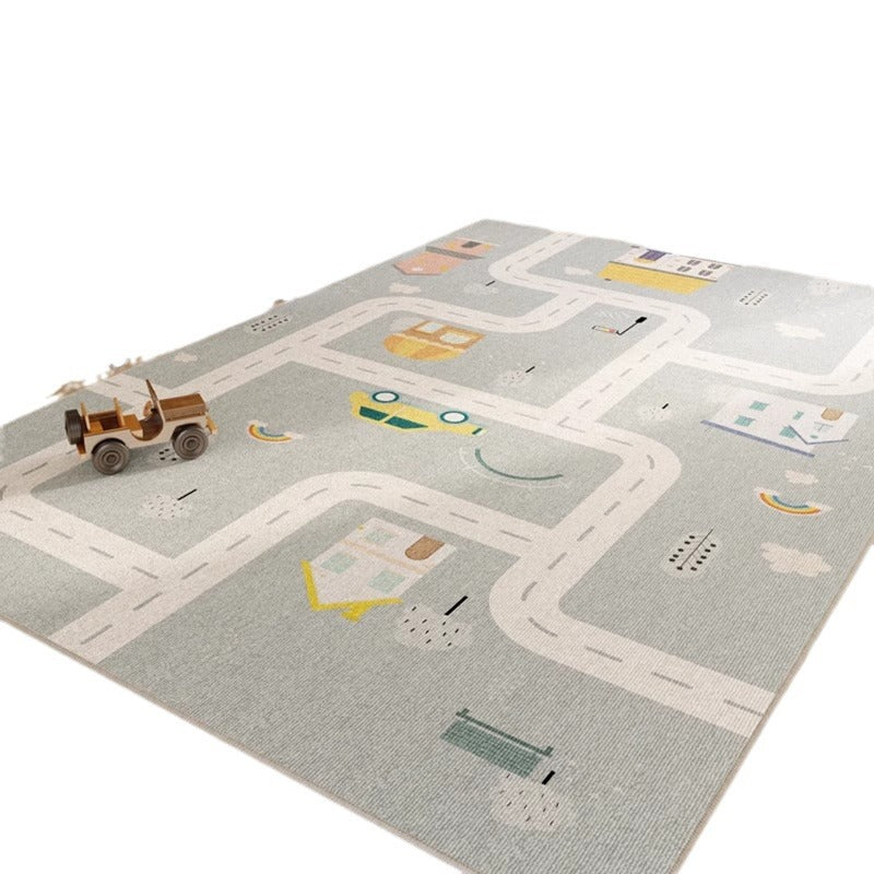 Carpet living room kids room layout reading area parking lot early education center floor mat climbing mat bedroom study mat