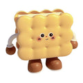 Cute and creative cheese-shaped desktop organizer - makeup brush holder, high-value student stationery pen holder, new  design